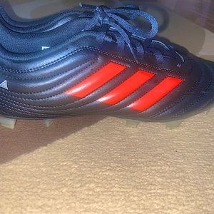 Adidas Red and black copa’s soccer cleats